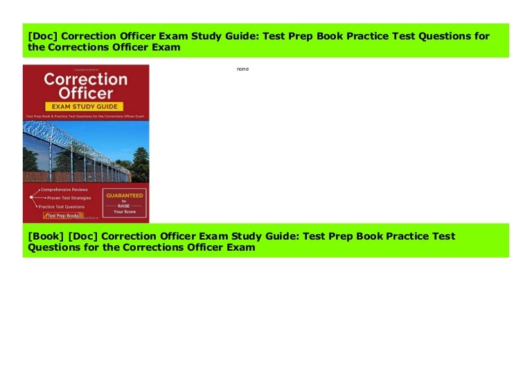 [Doc] Correction Officer Exam Study Guide Test Prep Book Practice