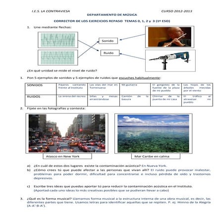 Corrector ejercicios de repaso unidades 0 a 3 1º eso