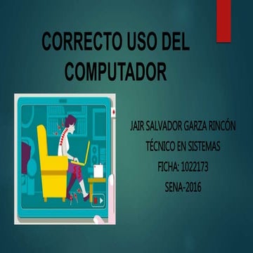 Correcto uso del computador
