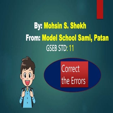 Correct the Errors 6.pptx