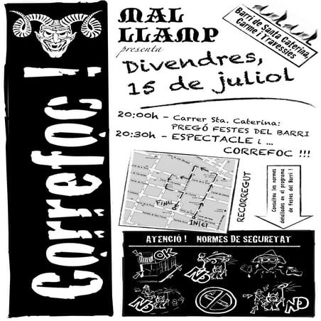 Correfoc Barri Sta. Caterina 2011