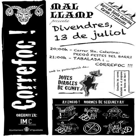 Correfoc Barri Sta. caterina 2012