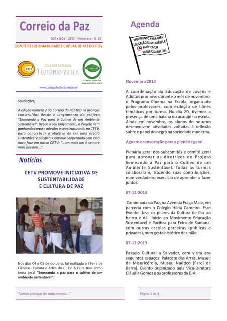 Correio da paz out nov 2013