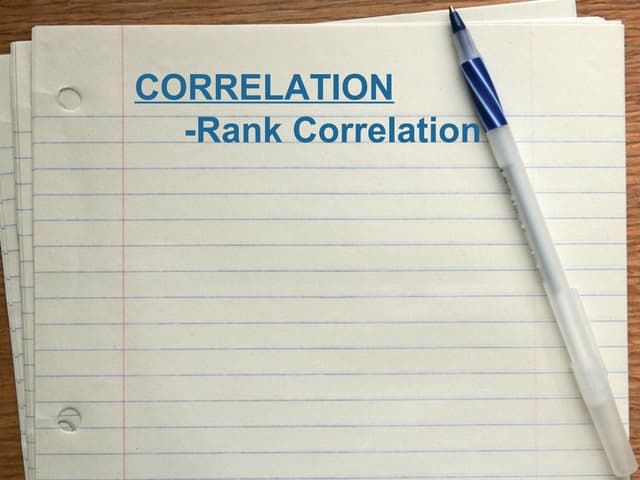 Correlation