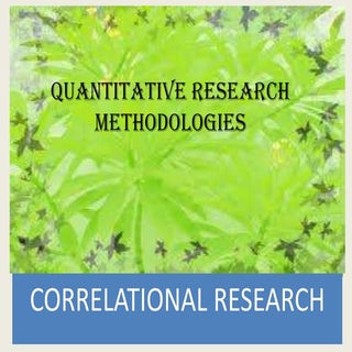 Correlational research