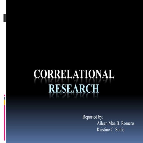 Correlational research
