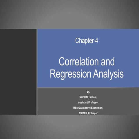 Correlation and Regression Analysis.pptx