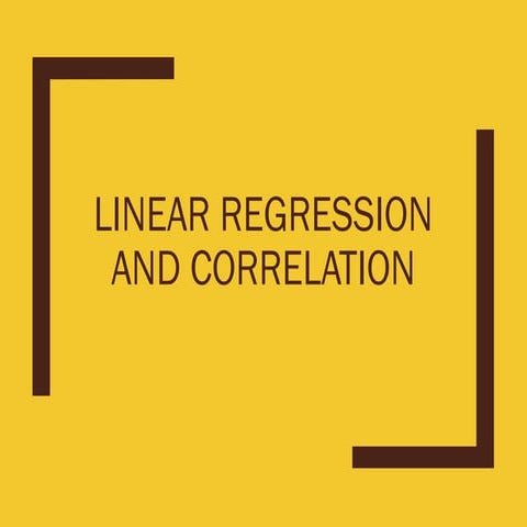 Correlation and Linear Regression  .pptx