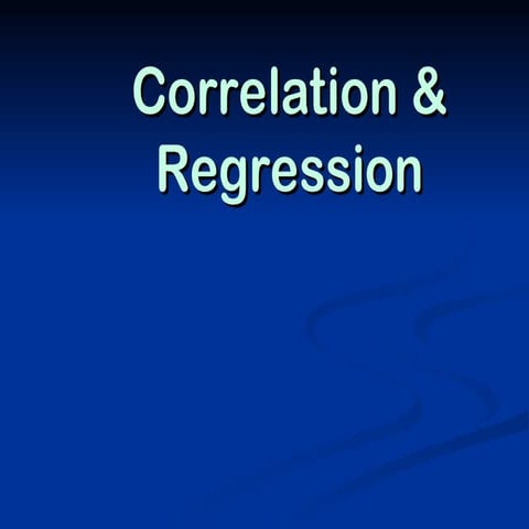 "Understanding Correlation and Regression: Key Concepts for Data Analysis"