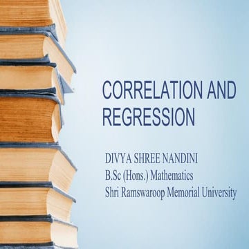 Correlation and regression | PDF | Physics | Science