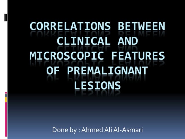 Correlations between clinical and m...