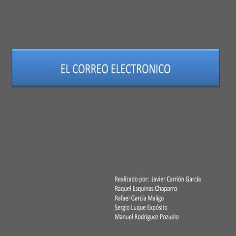 Correo electronico