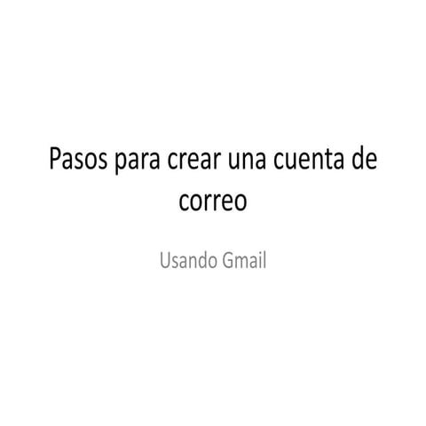 Correo gmail