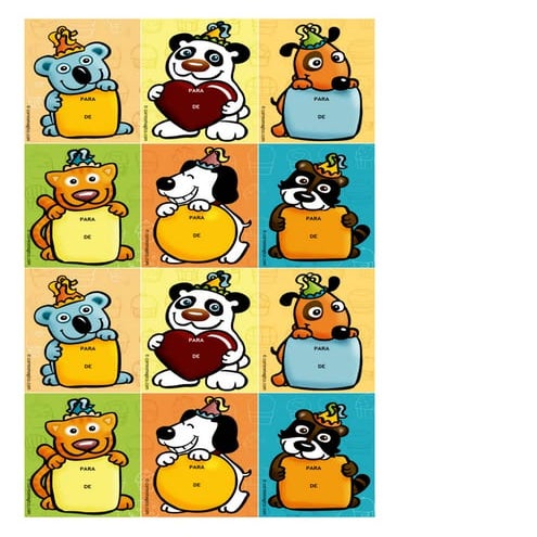 Correomagico   tarjetitas para regalos de cumpleaños para imprimir en casa gr...