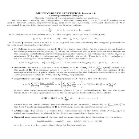 Analisis Korespondensi