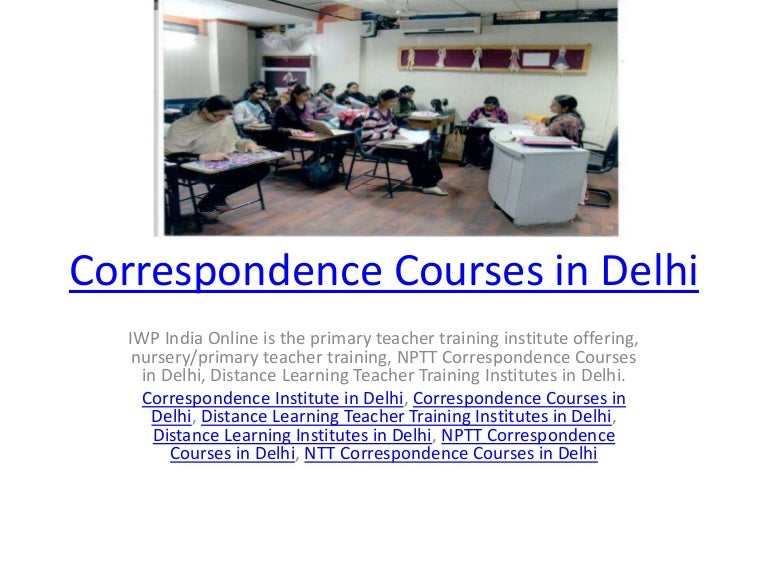 Correspondence Courses in Delhi