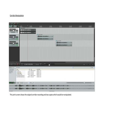 Corridor edited analysis