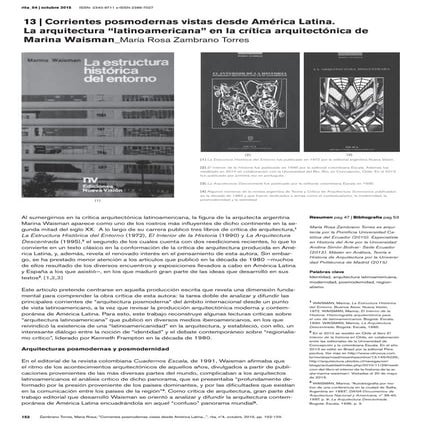 Corrientes posmodernas