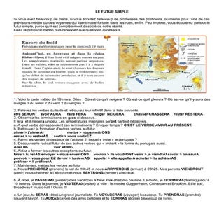 Corrigés futur simple une introduction