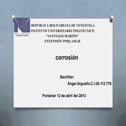 Corrosión 