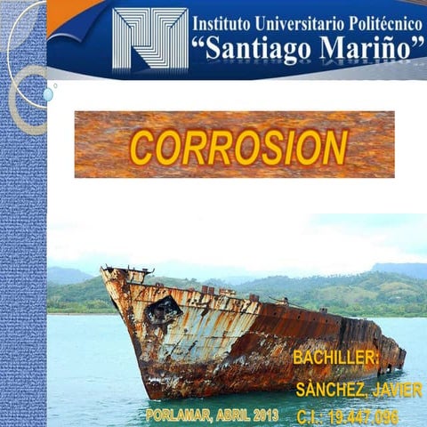 CORROSION  IUPSM Extension porlamar