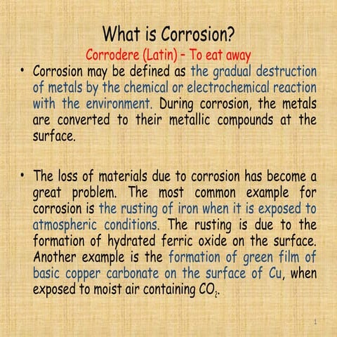 Corrosion