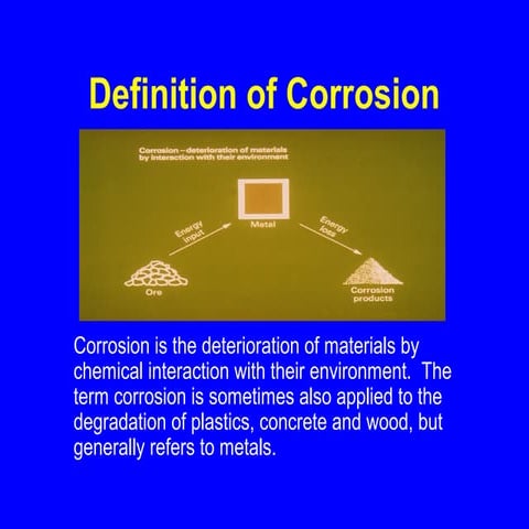 Corrosion