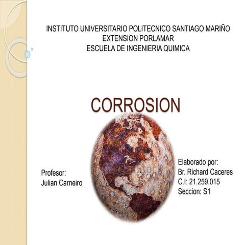 Ingenieria de la corrosion