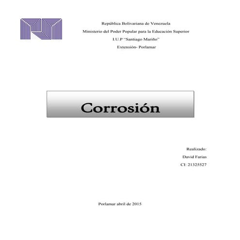Corrosion