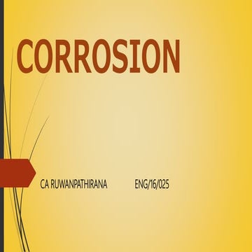 Corrosion