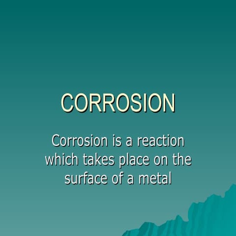 Corrosion 