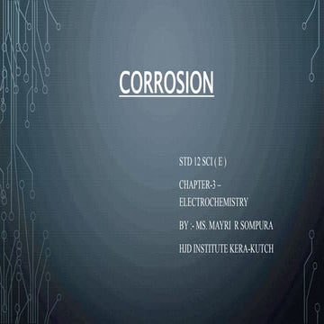 Corrosion std 12 ch 3l RUSTING OF IRON l GALVANIZATION