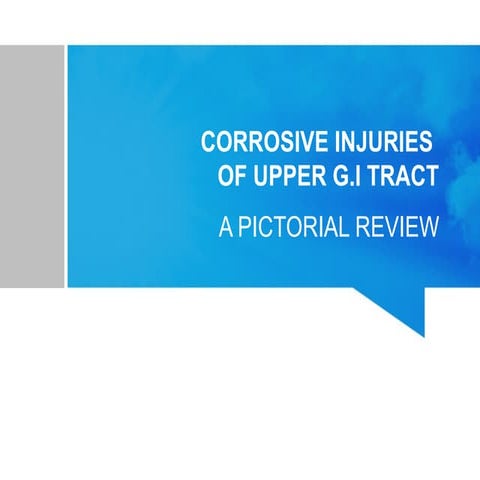 Corrosive injuries vishal | PPT