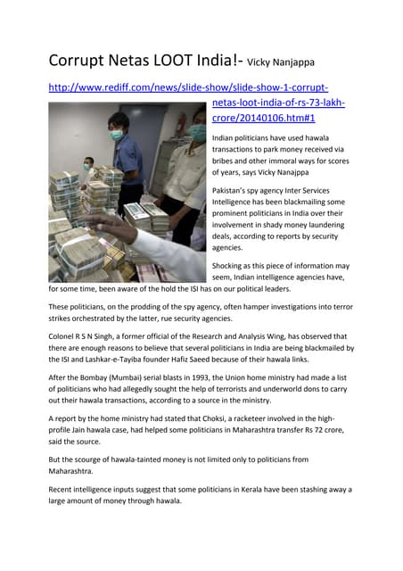 Corrupt Netas 
