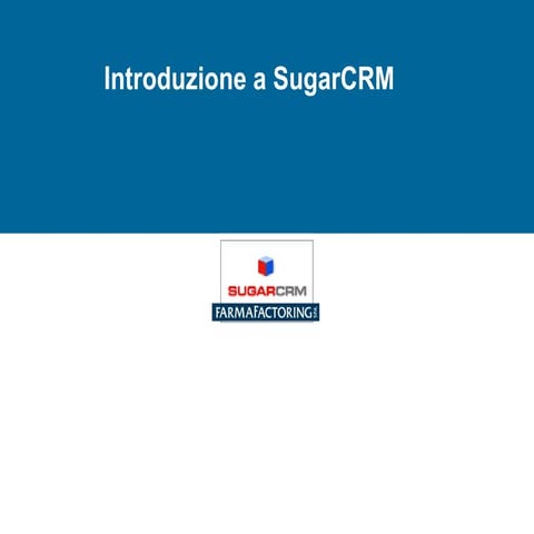 Corso base Sugar
