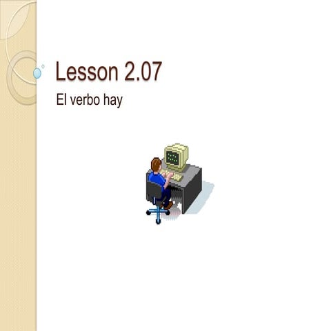 Corson Lesson 207 Review