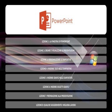Corso Power Point, Presentazioni, Microsoft