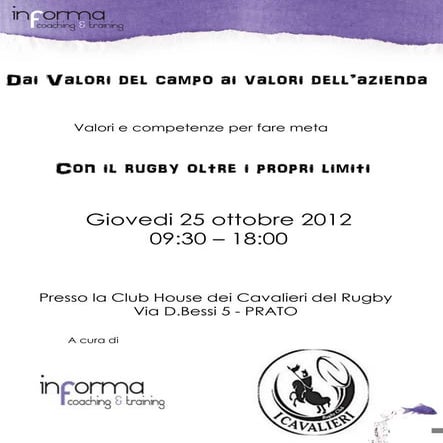 Corso resilienza e rugby  