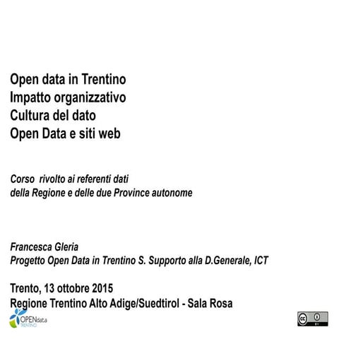 15.09.13 OData e impatto organizzativo