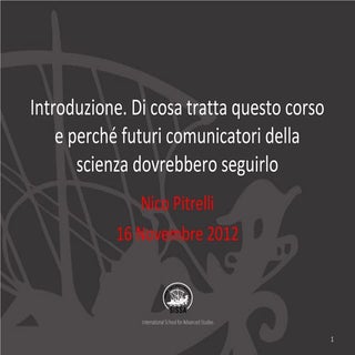 Introduzione ai modelli di comunica...