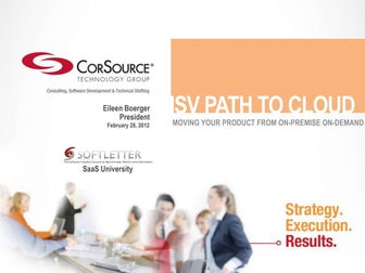 Cor source solutions on premise to on demand saas u 2 2012