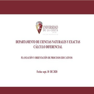 cálculo diferencial 