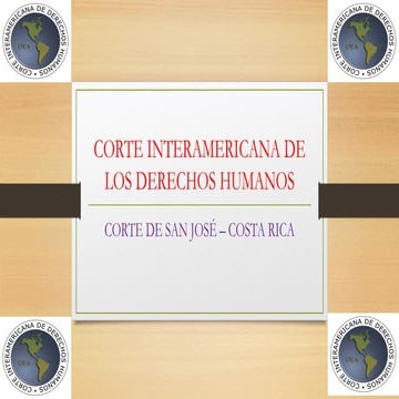 Corte interamericana de los derechos humanos
