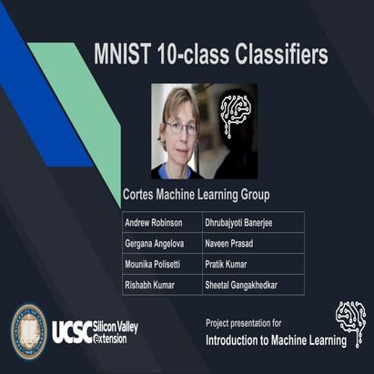 MNIST 10-class Classifiers
