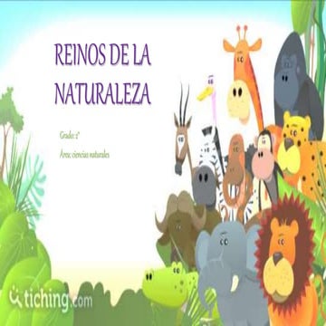 Los reinos de la naturaleza | PPTX
