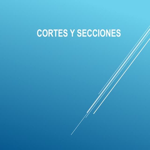 CORTES Y SECCIONES DE UN DIBUJO TECNICO AUTOMOTRIZ