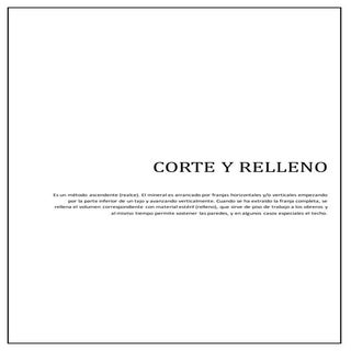 Corte y relleno ascendente