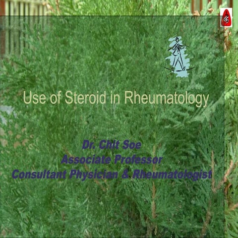 Use of Steroid in Rheumatology | PPT