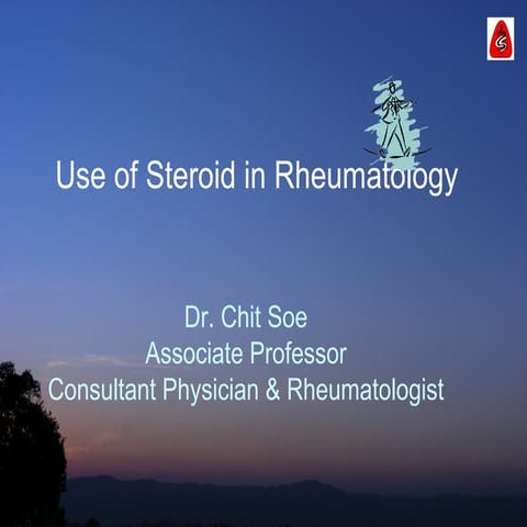 Use of Steroid in Rheumatology | PPT