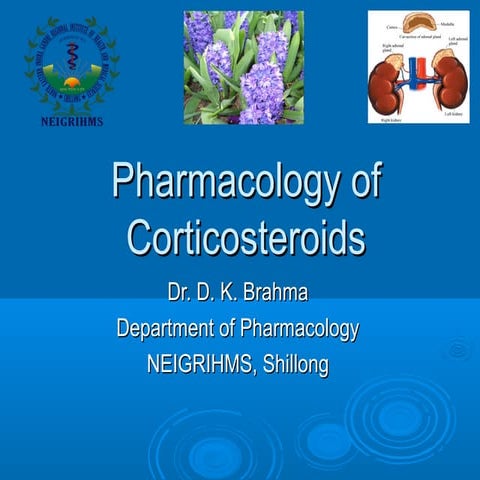 Corticosteroids Pharmacology - drdhriti